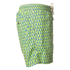 MC2 Saint Barth - Swimsuit Lighting Microfantasy Penguins - Yellow Pattern - Luxury Exclusive Collection - Avvenice