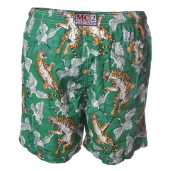 MC2 Saint Barth - Swimsuit Lighting Bengal 51 - Green Pattern - Luxury Exclusive Collection - Avvenice