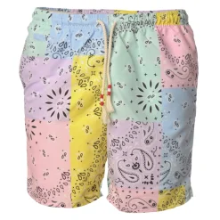 MC2 Saint Barth - Swimsuit Caprese Bandanna Round Color - Multicolor Pattern - Luxury Exclusive Collection - Avvenice