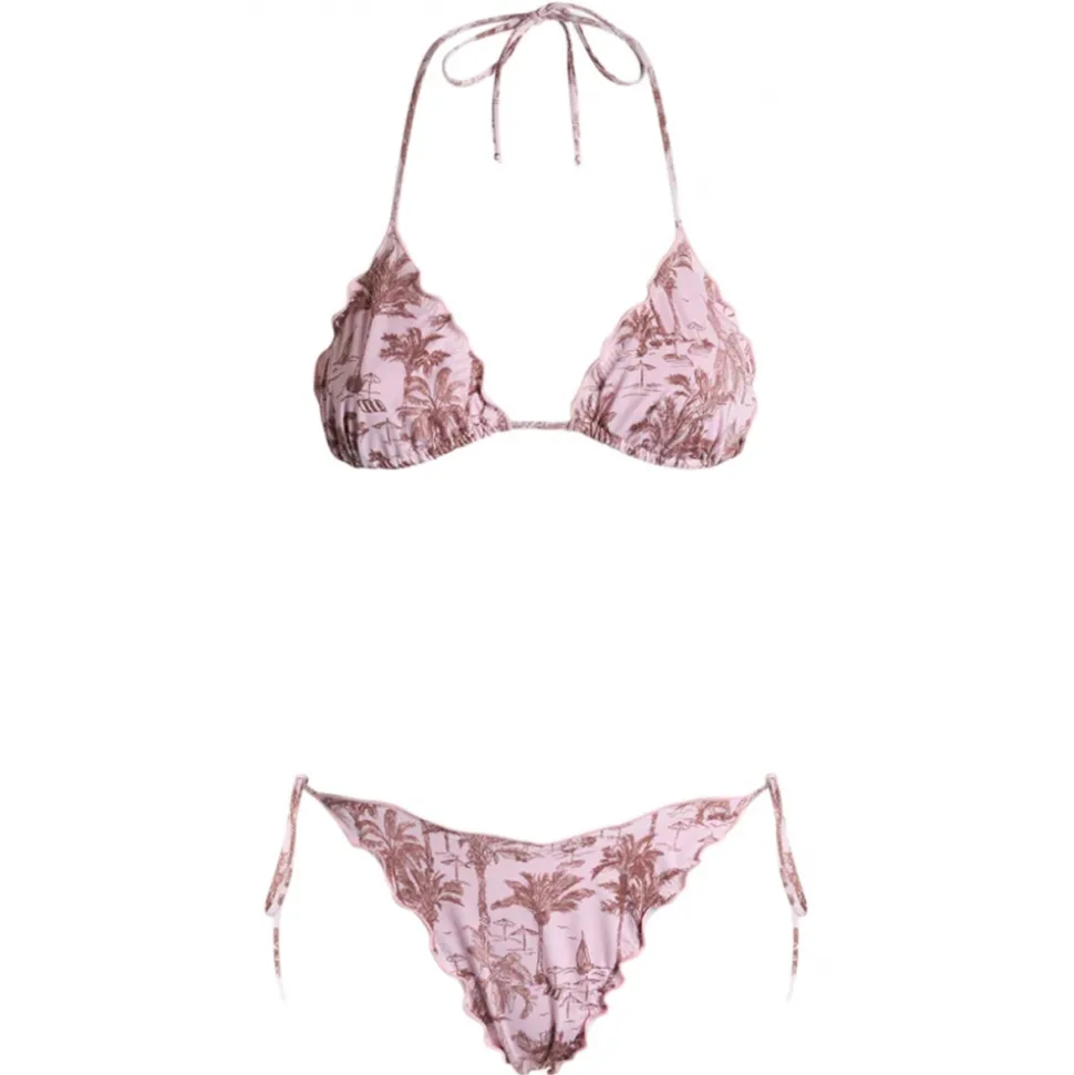 MC2 Saint Barth - Toile de Jouy Print Bikini - Pink/Beige - Luxury Exclusive Collection - Avvenice