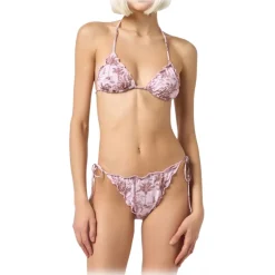 MC2 Saint Barth - Toile de Jouy Print Bikini - Pink/Beige - Luxury Exclusive Collection - Avvenice