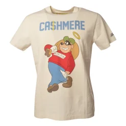 MC2 Saint Barth - T-Shirt Arnott Cash Only - Cream White - Luxury Exclusive Collection - Avvenice