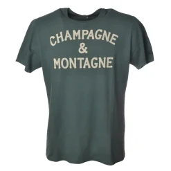 MC2 Saint Barth - T-Shirt Arnott Champagne & Montagne - Green - Luxury Exclusive Collection - Avvenice