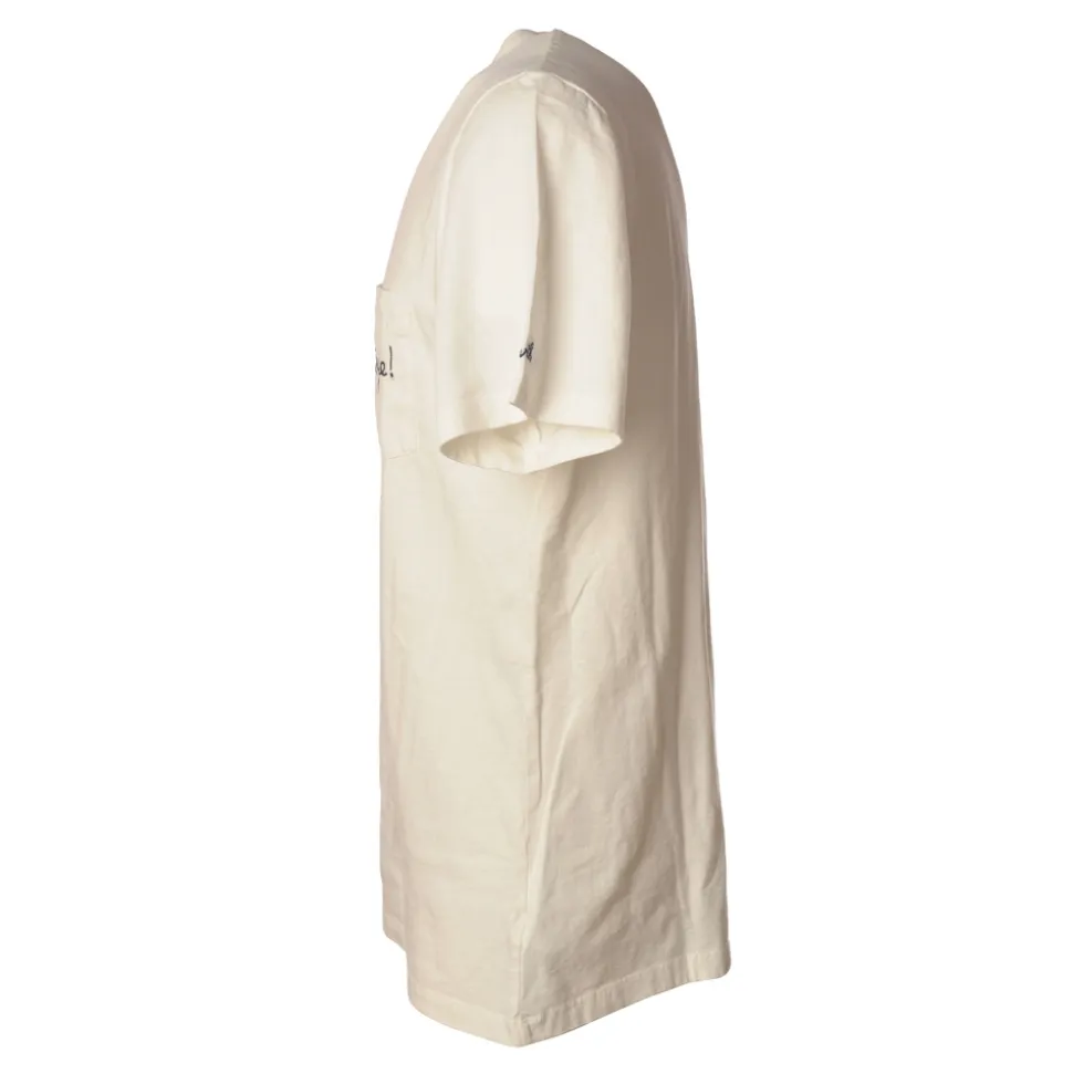 MC2 Saint Barth - T-Shirt Austin Emb Mario Jarrive 11 - White - Luxury Exclusive Collection - Avvenice