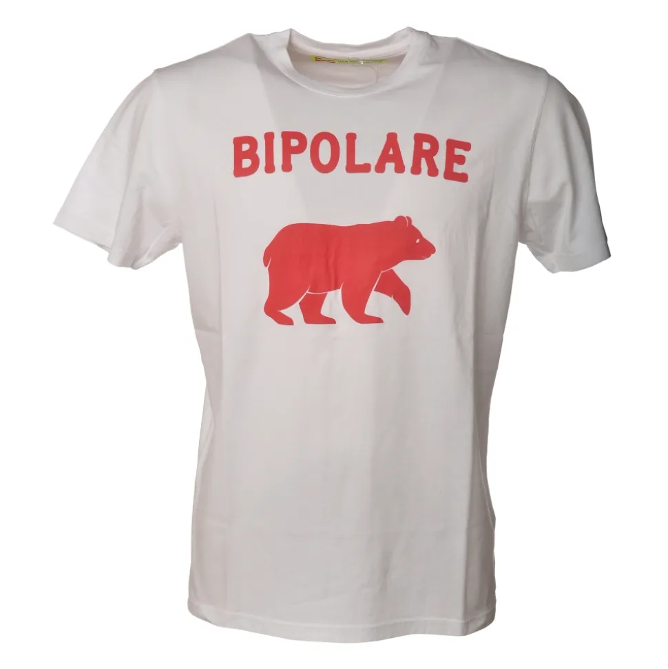 MC2 Saint Barth - T-Shirt Bipolar Bear - White - Luxury Exclusive Collection - Avvenice