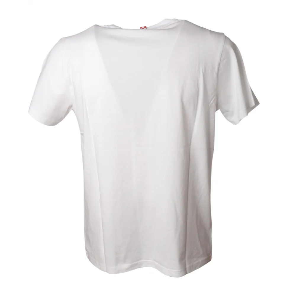 MC2 Saint Barth - T-Shirt Happy Ending - White - Luxury Exclusive Collection - Avvenice
