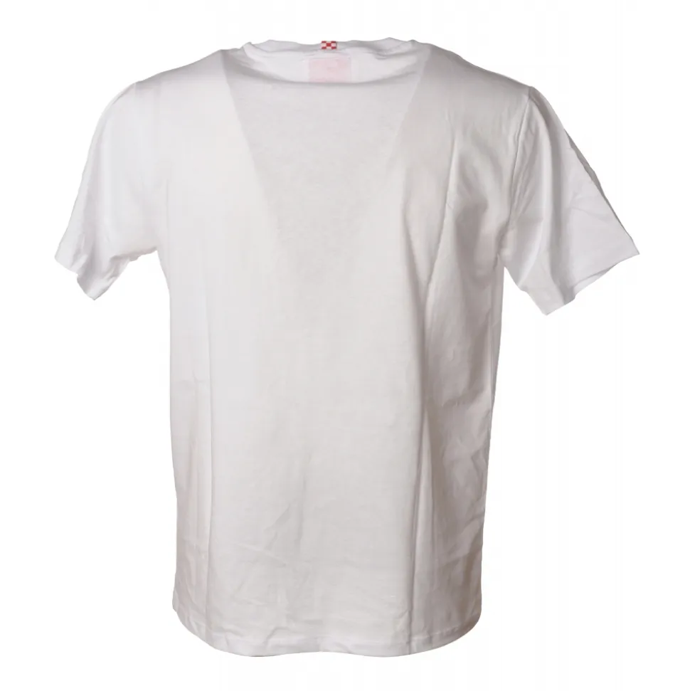 MC2 Saint Barth - T-Shirt Man Plastic Fish 01N - White - Luxury Exclusive Collection - Avvenice