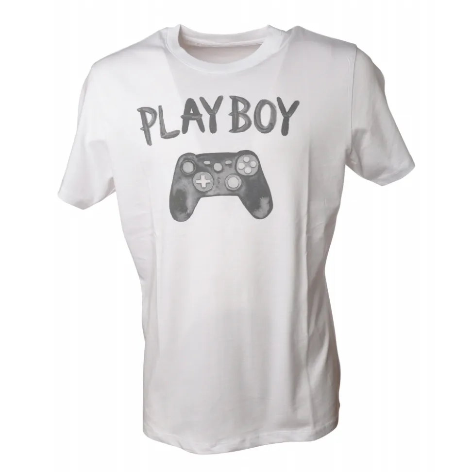 MC2 Saint Barth - T-Shirt Playboy - White - Luxury Exclusive Collection - Avvenice