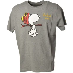 MC2 Saint Barth - T-Shirt Snoopy Weekend Mood - Grey - Luxury Exclusive Collection - Avvenice