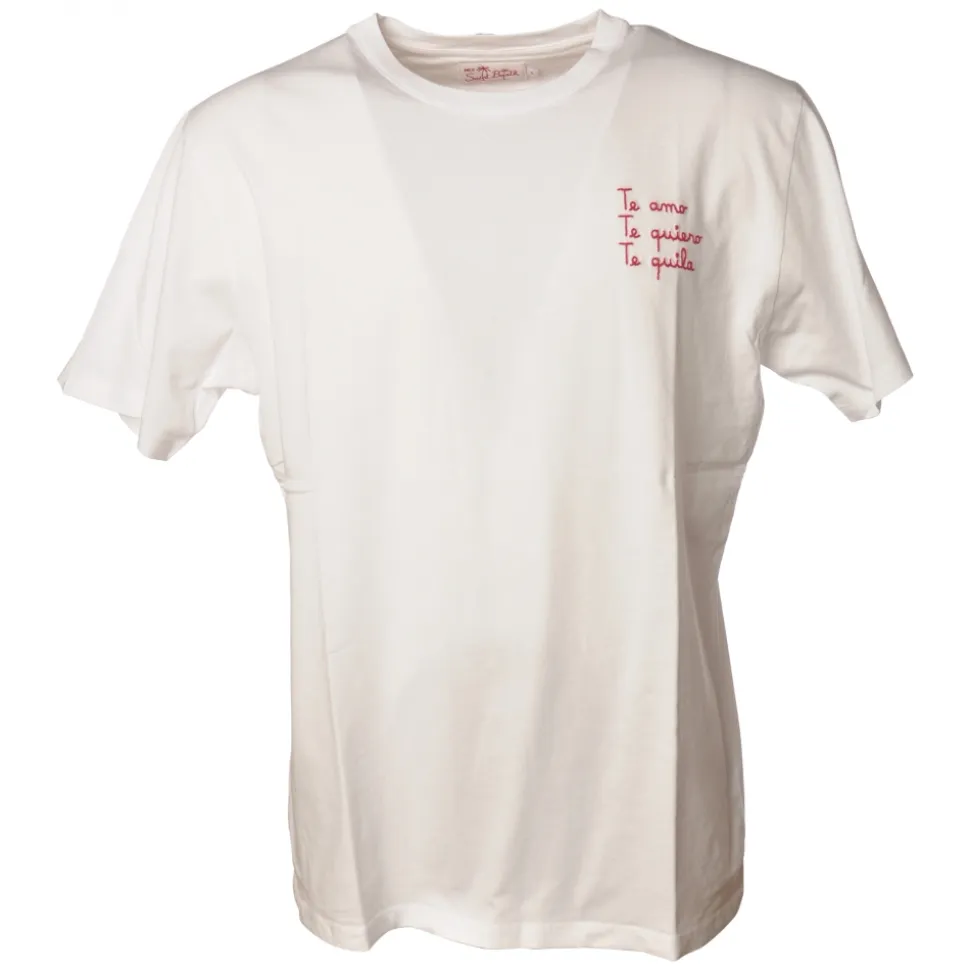 MC2 Saint Barth - T-Shirt Te Amo Te Quiero Te Quila - White - Luxury Exclusive Collection - Avvenice