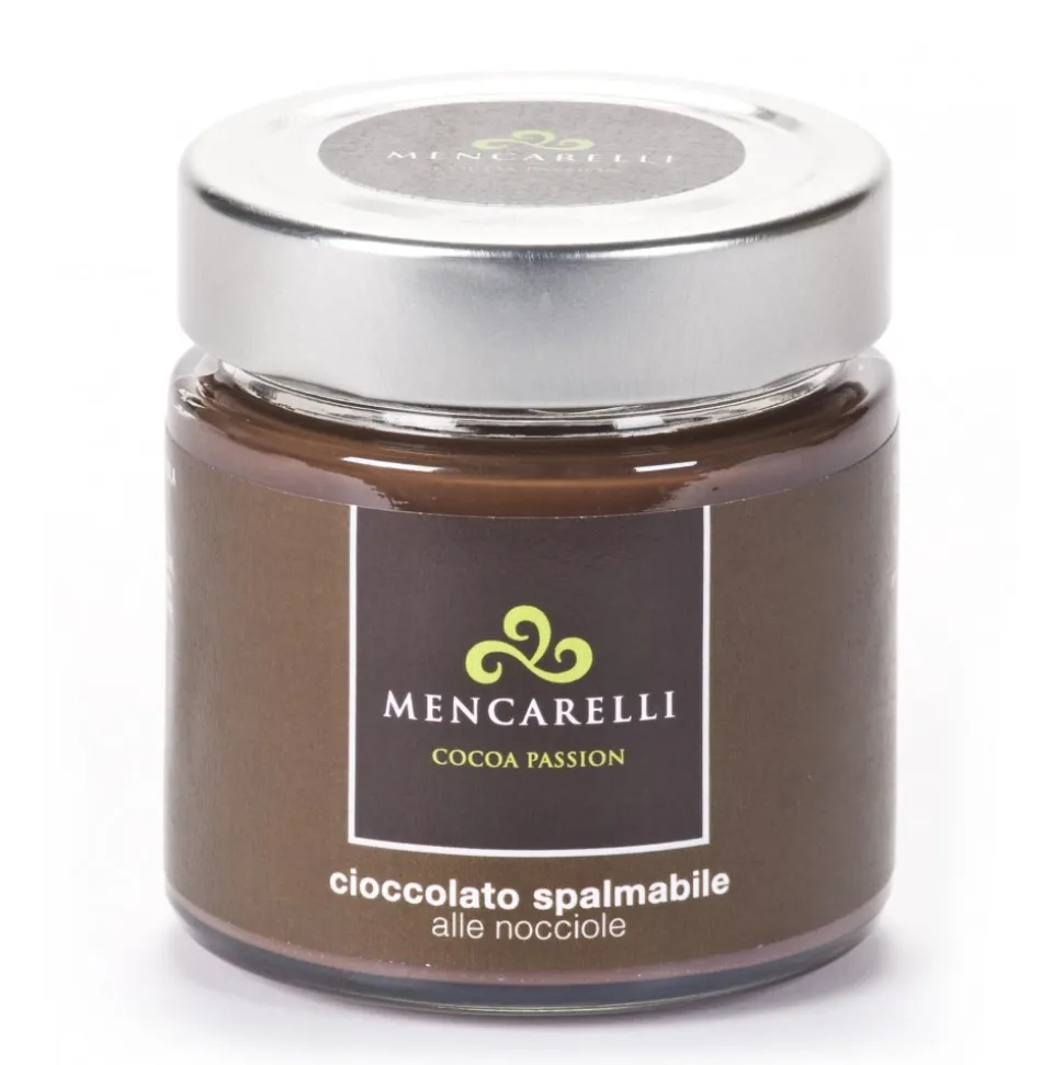 Mencarelli Cocoa Passion - Spreadable Cream with Hazelnut - Artisan Cream 200 g - Avvenice