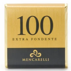Mencarelli Cocoa Passion - Dark Chocolate Bar 100 % - Chocolate Bar 50 g - Avvenice