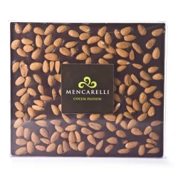 Mencarelli Cocoa Passion - Dark Chocolate and Almond - Tablet Chocolate 500 g - Avvenice