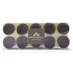 Mencarelli Cocoa Passion - Box 10 Dark Chocolate Glasses - Artisan Chocolates 80 g - Avvenice
