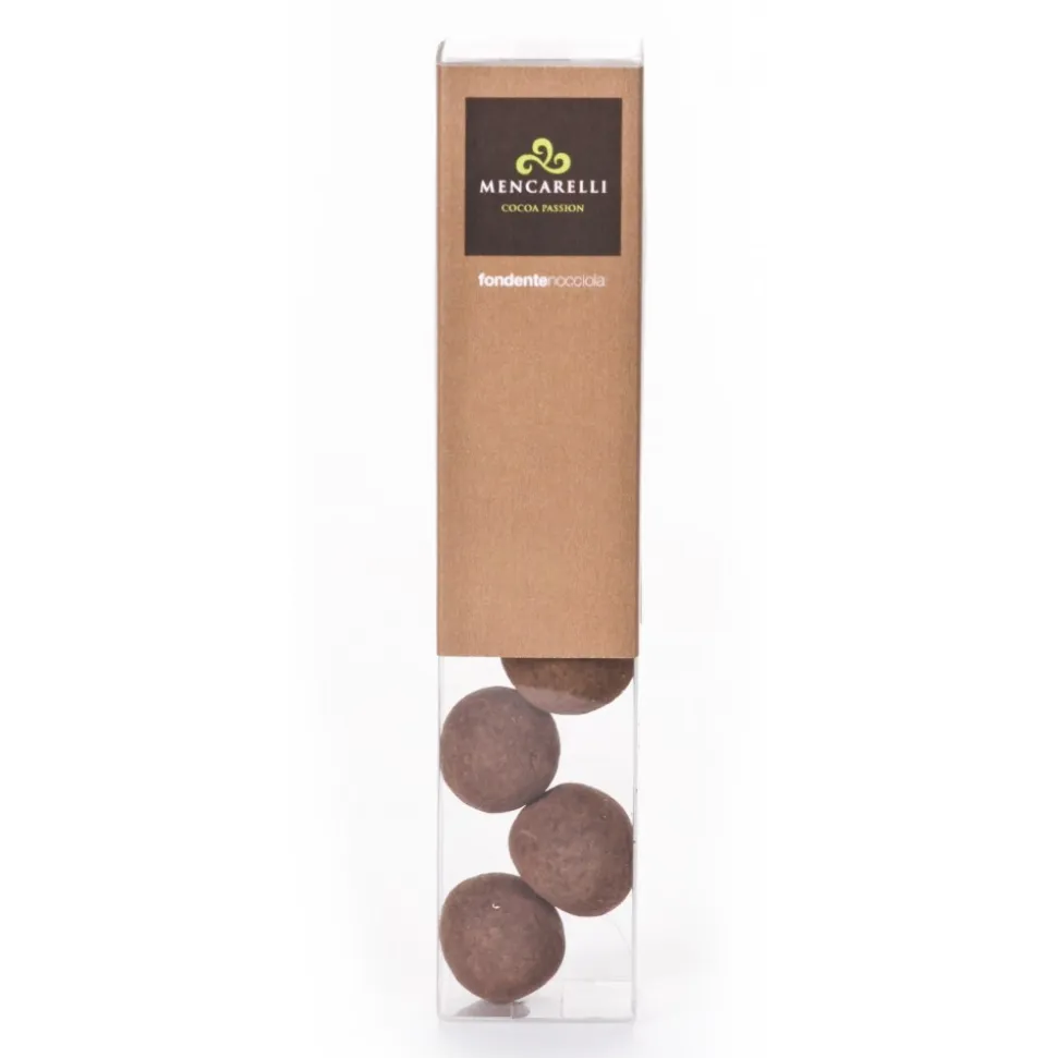 Mencarelli Cocoa Passion - Hazelnut Dragee with Dark Chocolate - Artisan Chocolate 50 g - Avvenice