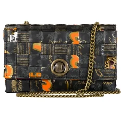 Meraky - Espresso Black Gold - Espresso - Chatelaine Bag - Aroma Collection - Women's Bag - Avvenice