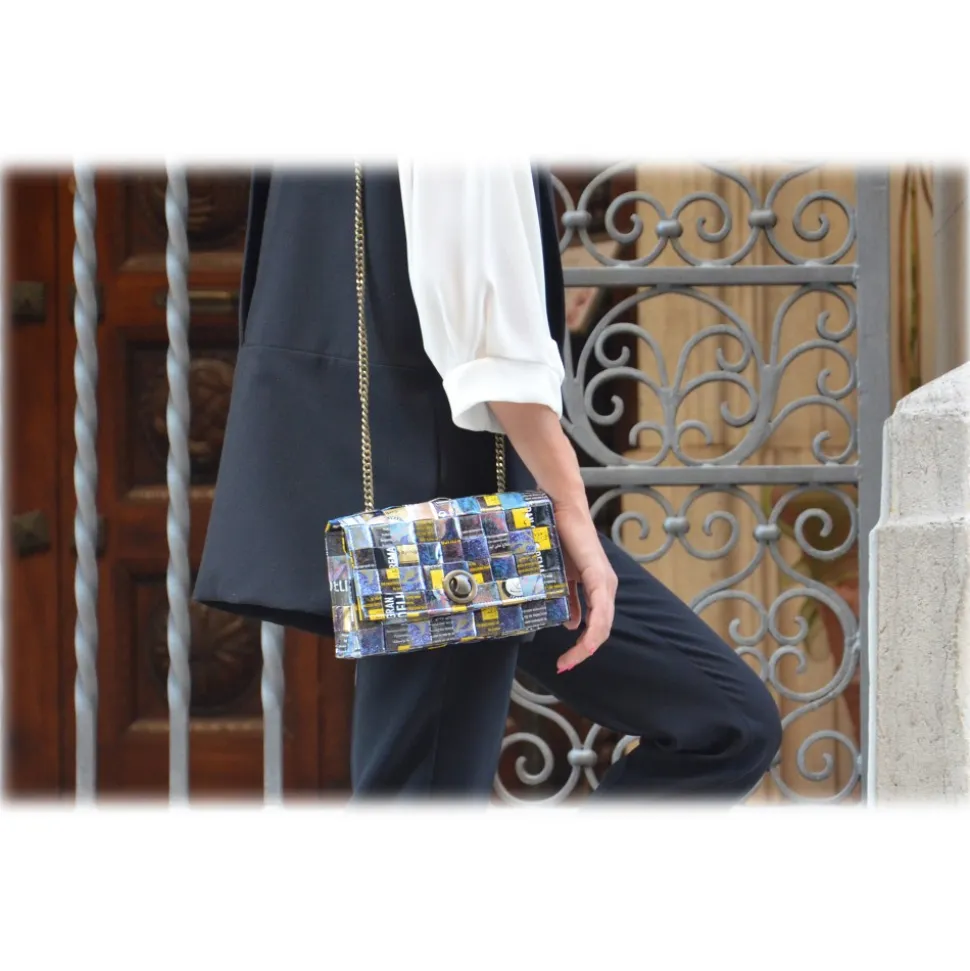 Meraky - Espresso Bouquet - Espresso - Chatelaine Bag - Aroma Collection - Women's Bag - Avvenice