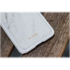 Mikol Marmi - Carrara White Marble iPhone Case - iPhone 8 / 7 - Real Marble Case - iPhone Cover - Apple - Mikol Marmi Collection - Avvenice