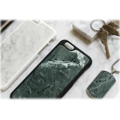 Mikol Marmi - Carrara White Marble iPhone Case - iPhone XR - Real Marble - iPhone Cover - Apple - Mikol Marmi Collection - Avvenice
