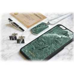 Mikol Marmi - Emerald Green Marble iPhone Case - iPhone XS Max - Real Marble - iPhone Cover - Apple - Mikol Marmi Collection - Avvenice