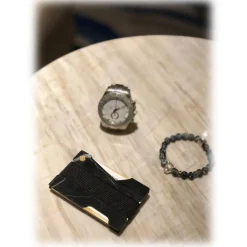 Mikol Marmi - Emerald Green Gemstone Marble Minimalist Wallet - Credit Cards Holder - Real Marble - Mikol Marmi Collection - Avvenice