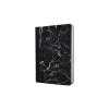 Mikol Marmi - Leather Bounded Marquina Black Marble Notebook - Real Marble - Desk Supplies - Mikol Marmi Collection - Avvenice