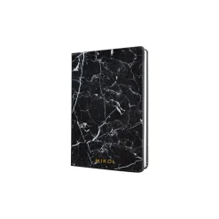 Mikol Marmi - Marquina Black Marble Notebook - Real Marble - Desk Supplies - Mikol Marmi Collection - Avvenice