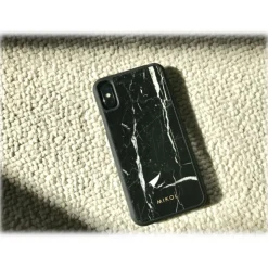 Mikol Marmi - Marquina Black Marble iPhone Case - iPhone 11 Pro - Real Marble - iPhone Cover - Apple - Exclusive Collection - Avvenice