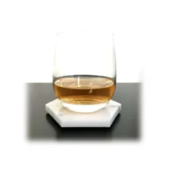 Mikol Marmi - Personalized Coasters in Marquina Black Marble - Real Marble - Living - Mikol Marmi Collection - Avvenice