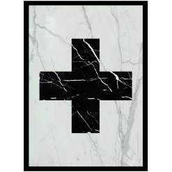 Mikol Marmi - Real Marble Cross Art Piece - Regular - Real Marble - Mikol Marmi Collection - Avvenice