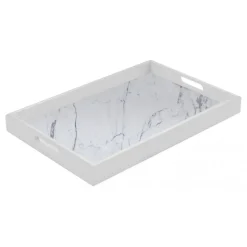 Mikol Marmi - White Carrara Marble Trays - Large - Real Marble - Living - Mikol Marmi Collection - Avvenice