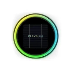 MiPow - PlayBulb Garden - Solar Color Led Garden Light Color Bluetooth Smart - Solar Led Light Smart Home - Triple Pack - Avvenice