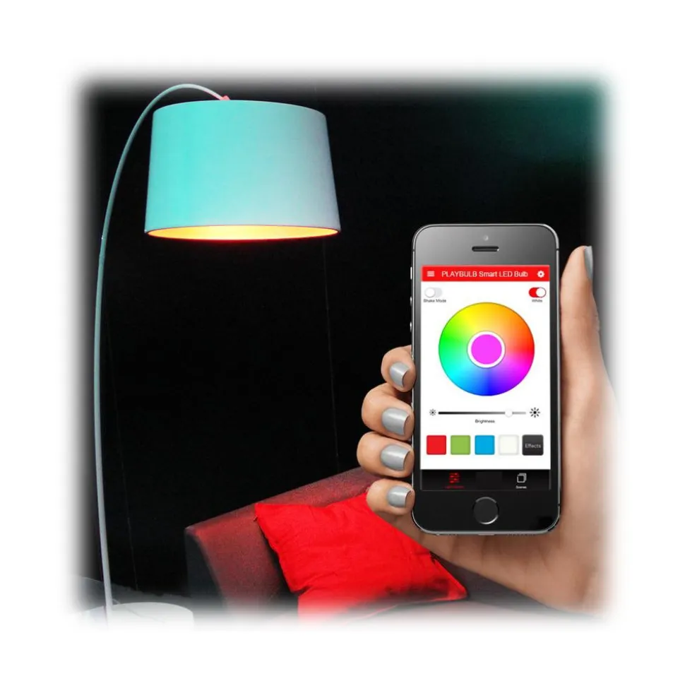 MiPow - PlayBulb Smart Bulb - Color Bluetooth Smart Led Candle Light Bulb - Bulb Smart Home - Avvenice