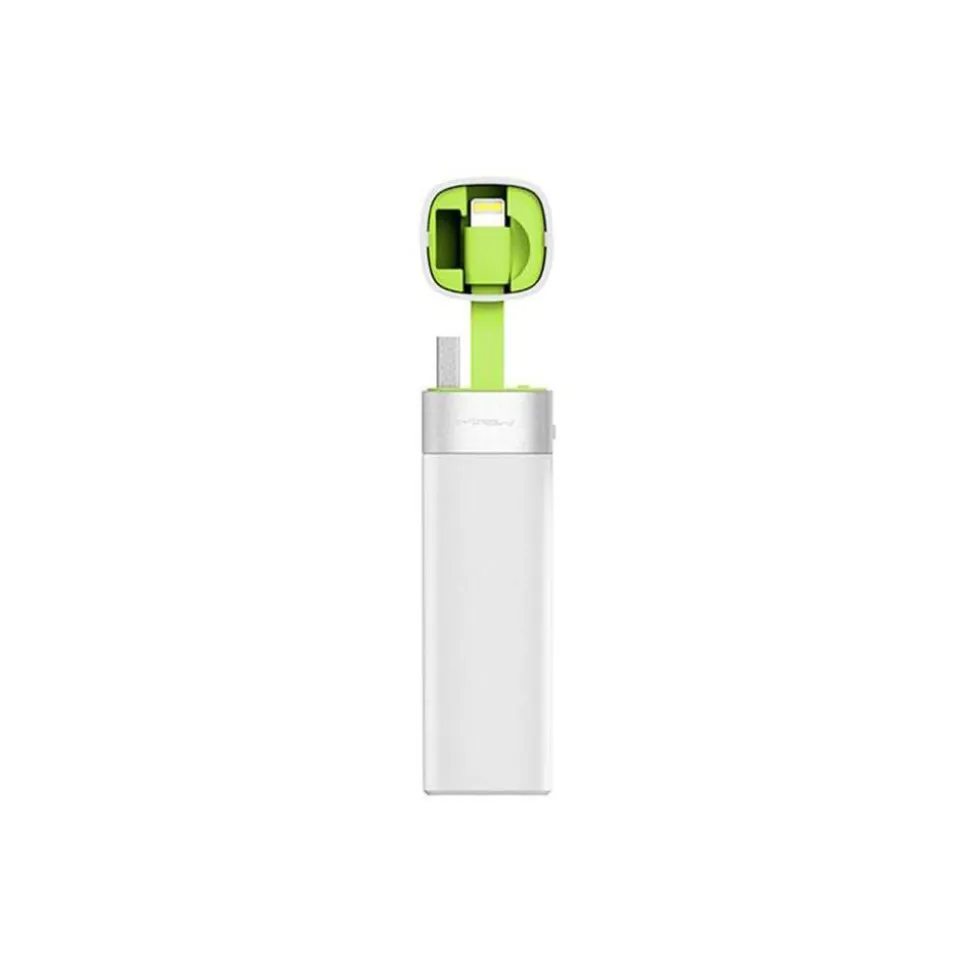 MiPow - Power Tube 3000l - White - Portable Batteries - Portable Charger For Apple Devices with App Control - 3000 mAh - Avvenice