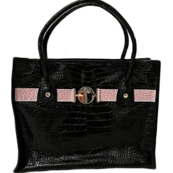 Miriam Tirinzoni - Black and Pink Color Bag - Bags - Luxury Exclusive Collection - Avvenice