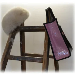 Miriam Tirinzoni - Black and Pink Color Bag - Bags - Luxury Exclusive Collection - Avvenice