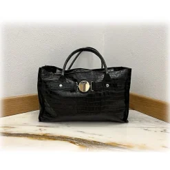 Miriam Tirinzoni - Black and Pink Color Bag - Bags - Luxury Exclusive Collection - Avvenice