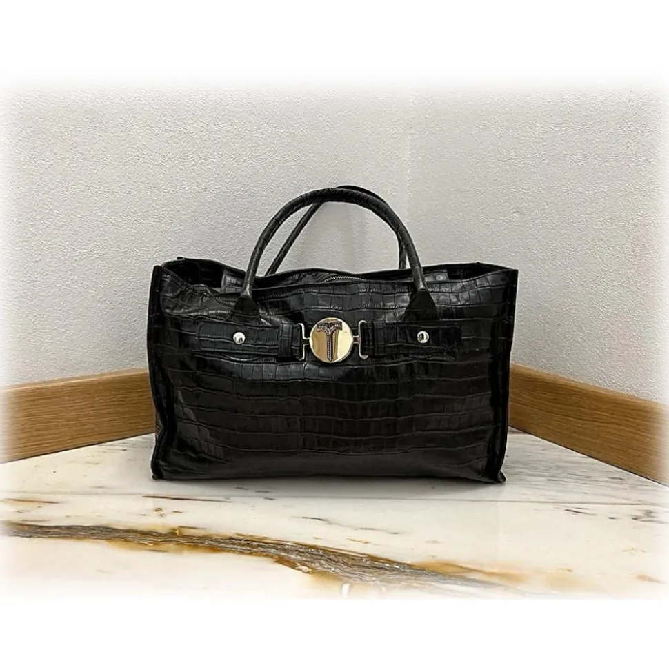 Miriam Tirinzoni - Black and Pink Color Bag - Bags - Luxury Exclusive Collection - Avvenice