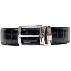 Miriam Tirinzoni - Black Eel Leather Belt - Belt - Luxury Exclusive Collection - Avvenice