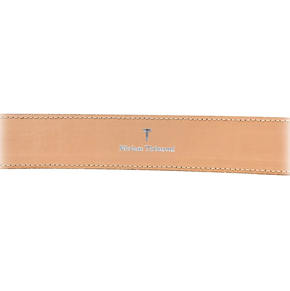 Miriam Tirinzoni - Black Python Leather Belt - Belt - Luxury Exclusive Collection - Avvenice