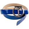 Miriam Tirinzoni - Blue Calf Leather Belt - Belt - Luxury Exclusive Collection - Avvenice