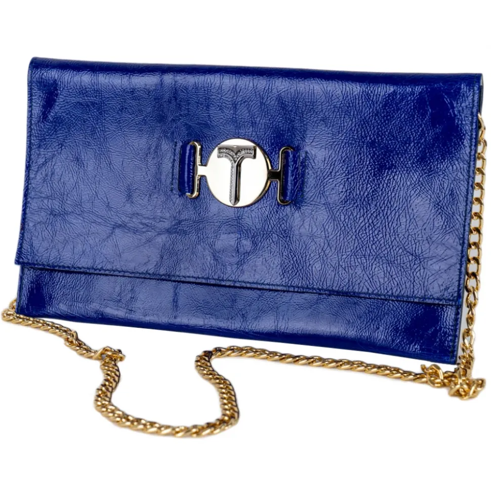 Miriam Tirinzoni - Blue Calf Leather Bag - Bags - Luxury Exclusive Collection - Avvenice