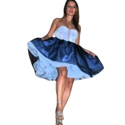 Miriam Tirinzoni - Blue Dress - Blue - Dresses - Luxury Exclusive Collection - Avvenice