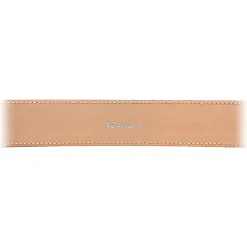 Miriam Tirinzoni - Brown Eel Leather Belt - Belt - Luxury Exclusive Collection - Avvenice