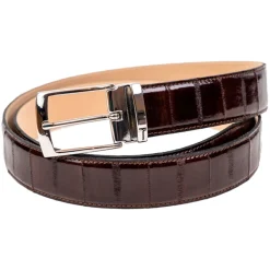 Miriam Tirinzoni - Brown Eel Leather Belt - Belt - Luxury Exclusive Collection - Avvenice