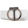 Miriam Tirinzoni - Calf Leather White Belt - Belt - Luxury Exclusive Collection - Avvenice