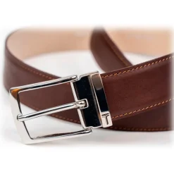 Miriam Tirinzoni - Dark Brown Leather Belt - Belt - Luxury Exclusive Collection - Avvenice