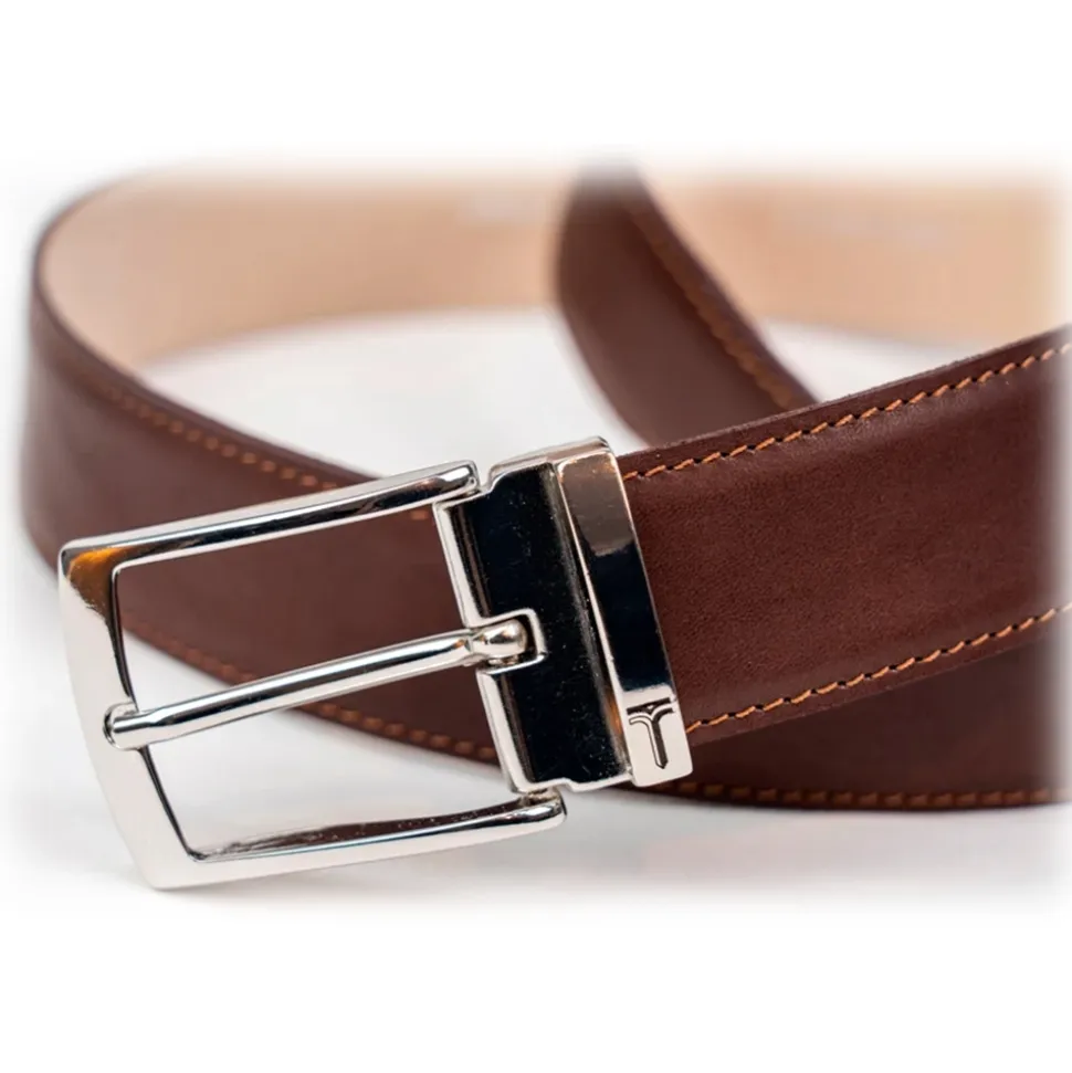 Miriam Tirinzoni - Dark Brown Leather Belt - Belt - Luxury Exclusive Collection - Avvenice