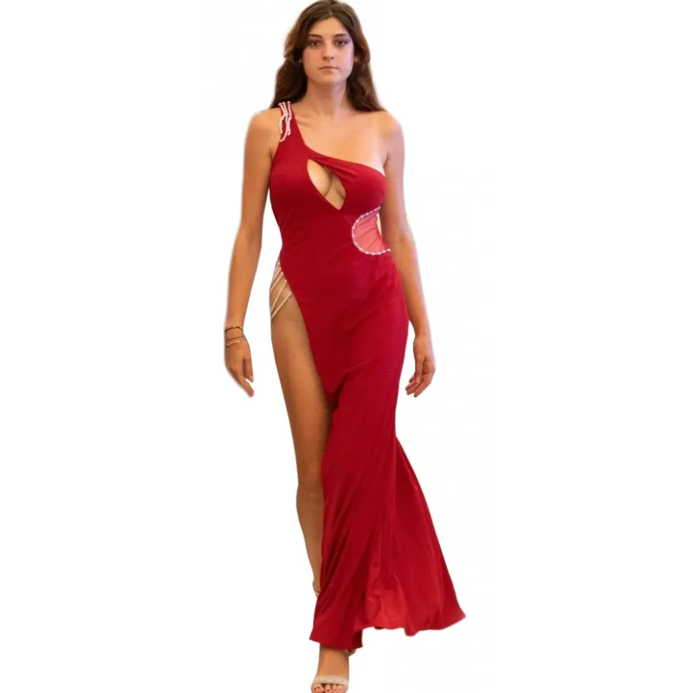 Miriam Tirinzoni - Evening Gown - Red - Dresses - Luxury Exclusive Collection - Avvenice