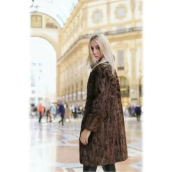 Miriam Tirinzoni - Fur - Brown - Coat - Luxury Exclusive Collection - Avvenice